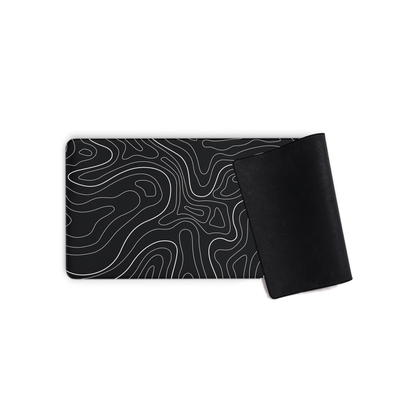 maniaset black topo mousepad